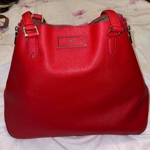 DKNY • Large Saffiano Leather Tote Bag